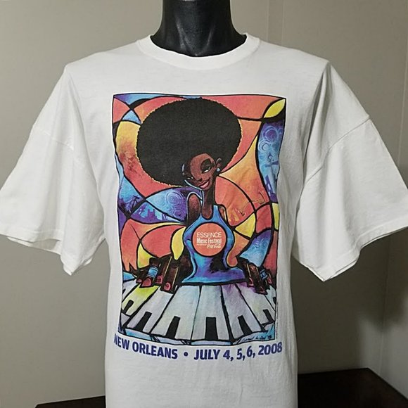 2008 New Orleans Essence Music Festival T Shirt 3XL Rare Rap R&B Hip Hop Tee - Picture 4 of 12